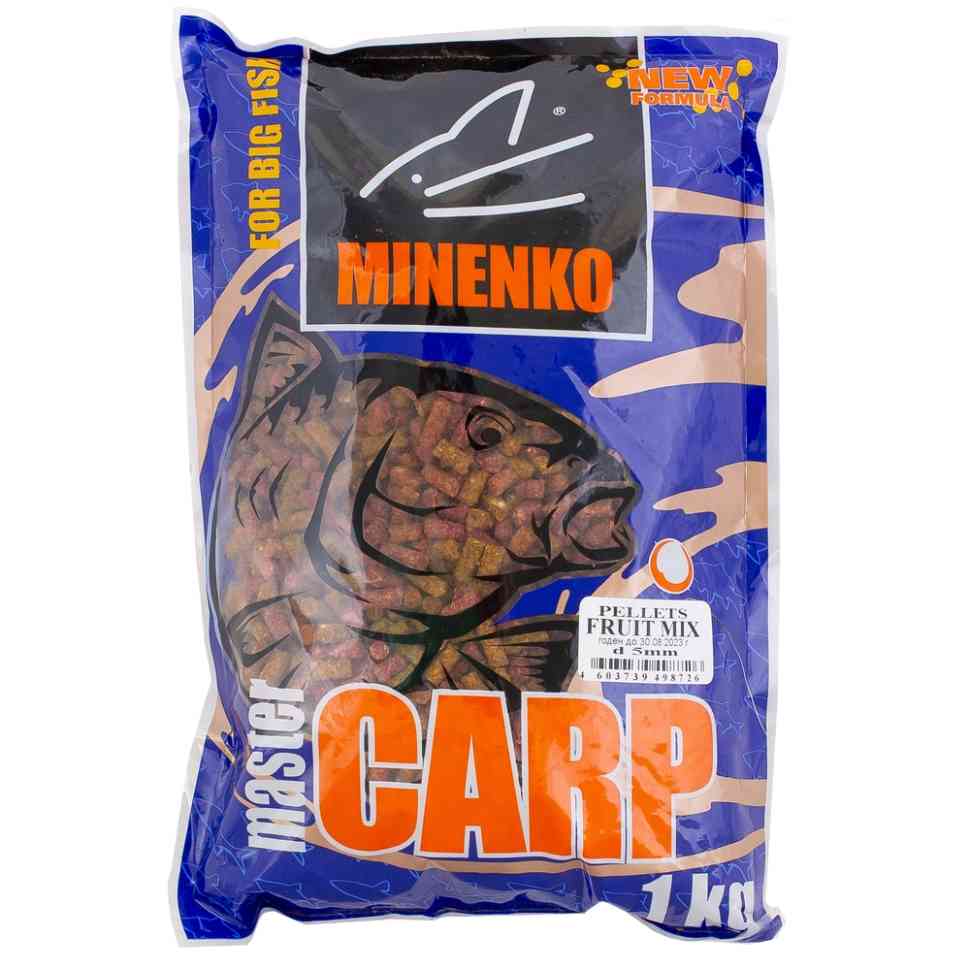 Пелец Minenko Master Carp Fruti Mix 5мм, 1кг