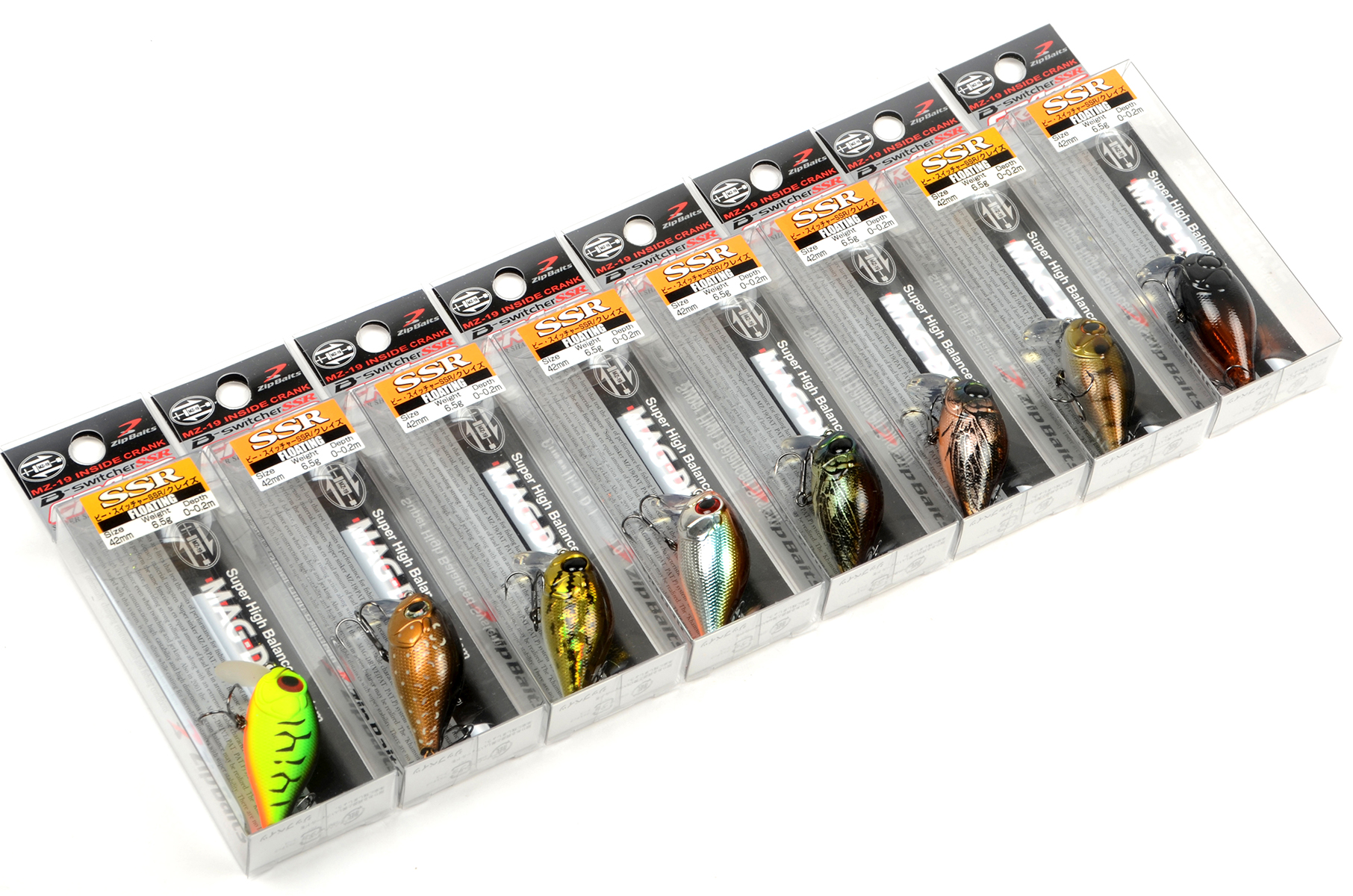 Воблер Zipbaits B-Switcher Craze SSR Silent 42мм 6.5 гр загл. 0-0.2 плав цвет №995