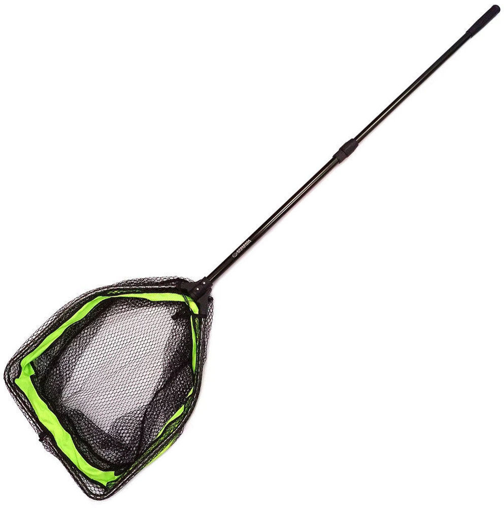 Подсачек Kosadaka алюм. складной со съёмн. телеск. ручкой 53*46*180см, прорезин. полиэст. сетка