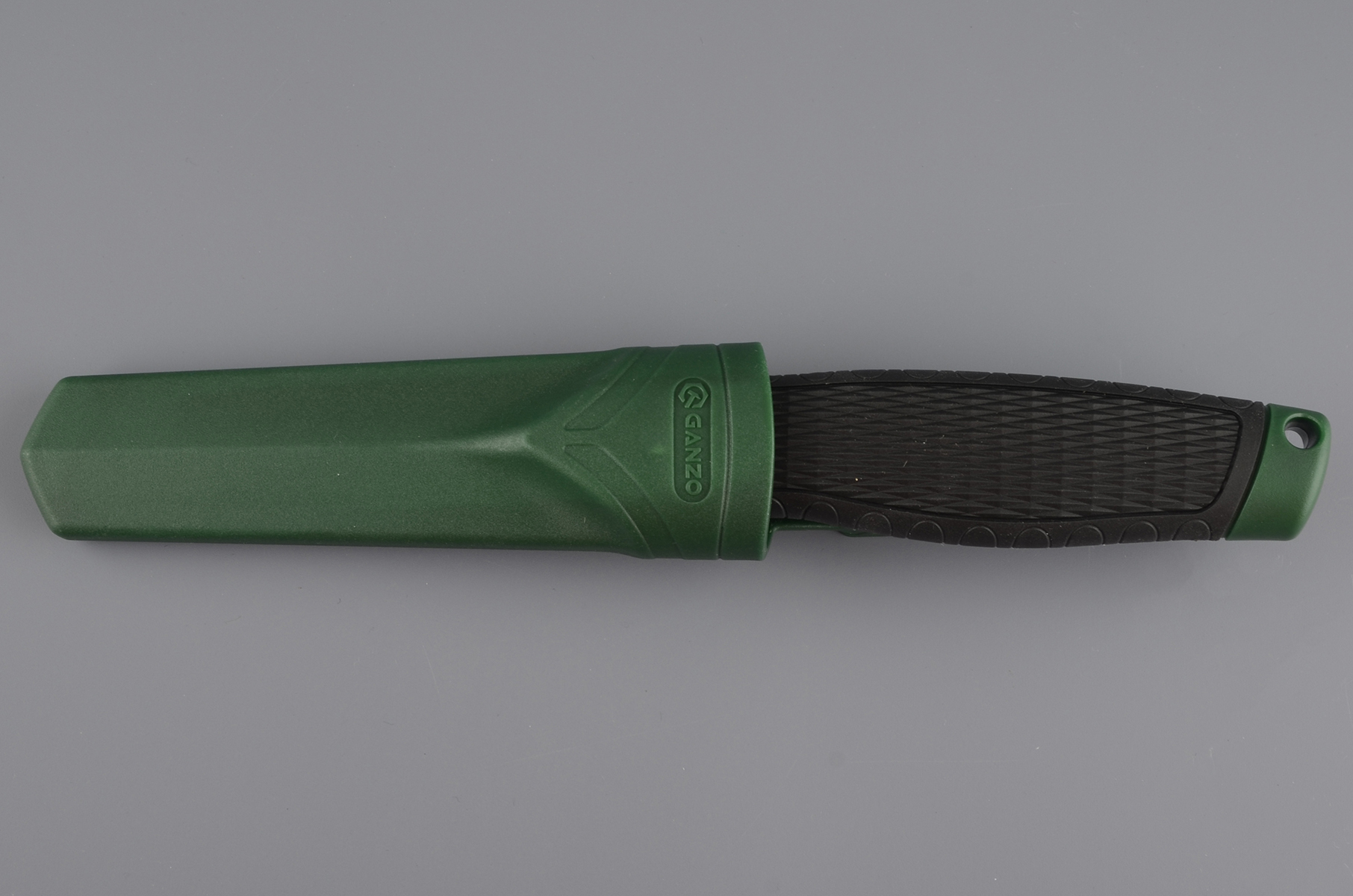 Нож Ganzo G806-GB, черный с зеленым