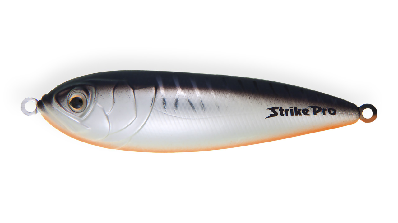 Блесна колебл. Strike Pro Killer Profy 55S, 55 мм, 7,2 гр, незац.одинарн.кр. PST-02AS#CA06ES/CA06ES