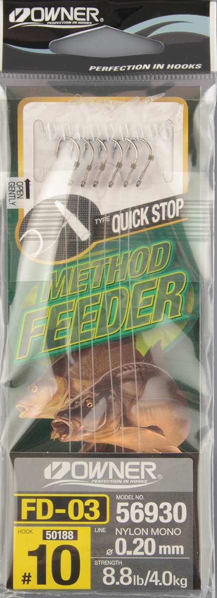 Крючок с поводком Owner 56930 FD-03 Quick Stop  №10 - 0,20мм