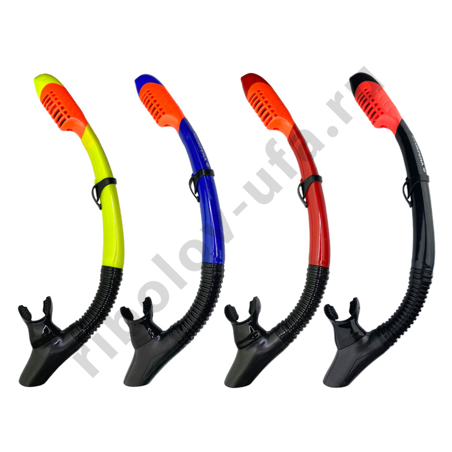 Трубка Scorpena J2 с двумя клапанами, желтая