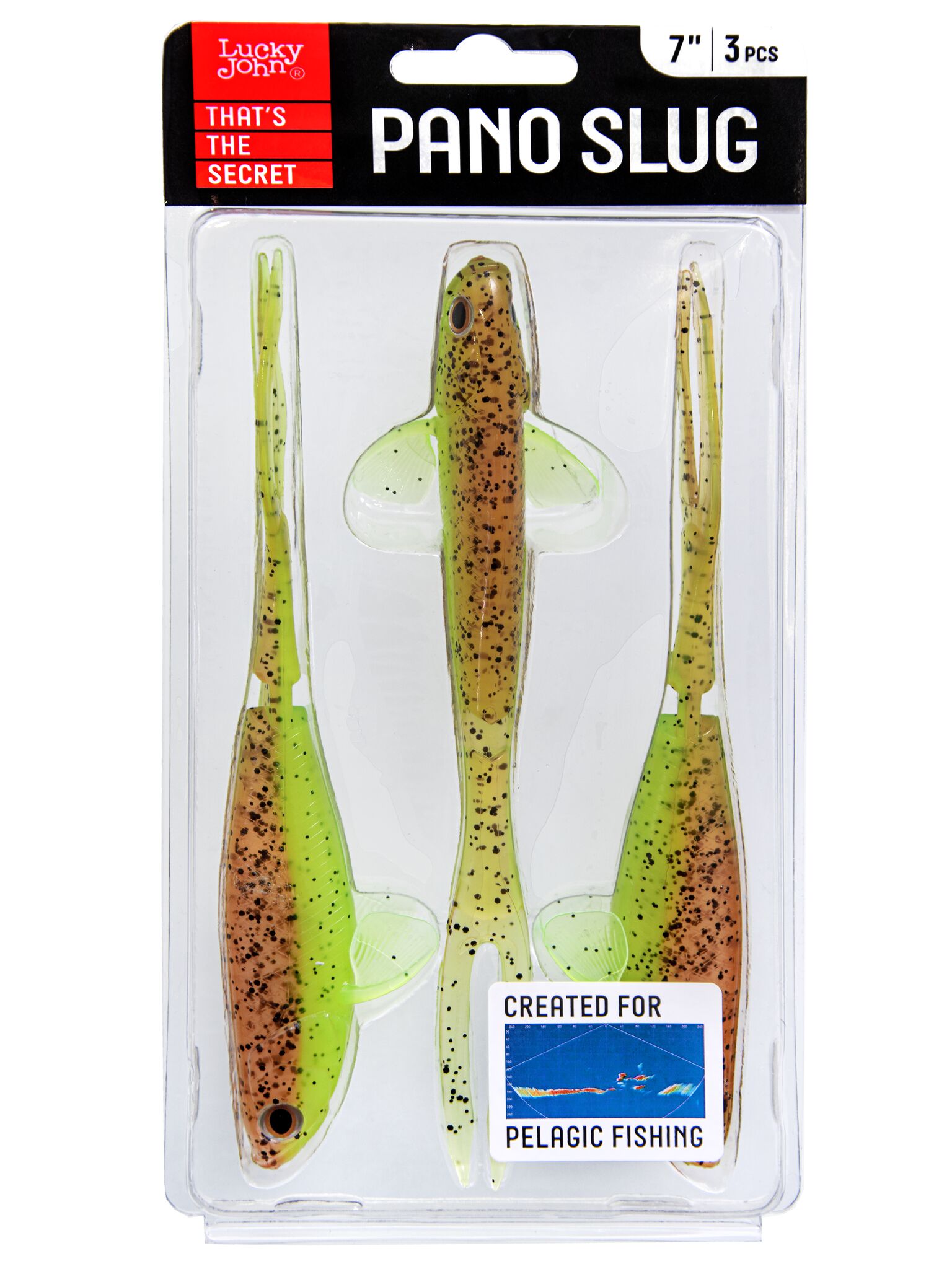 Силиконовая приманка Lucky John 3D Series Pano Slug 7.0in 17.8см /Z15