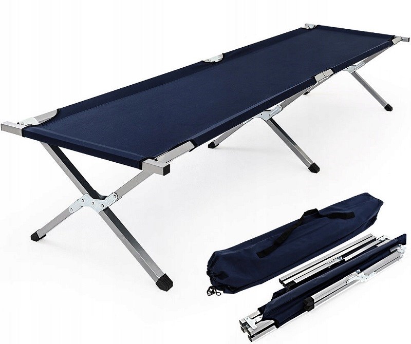 Раскладушка турист. SkyFish 190x64x43 цв. темно-синий TC01-02