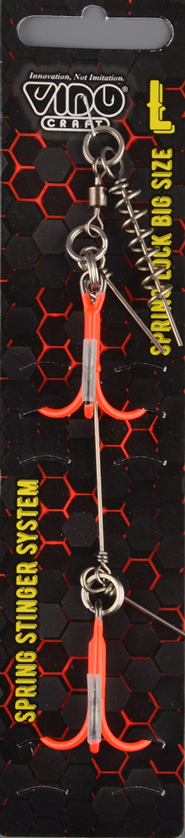 Оснастка стингер Vido со спиралью Spring Lock Big Size, размер L цветная