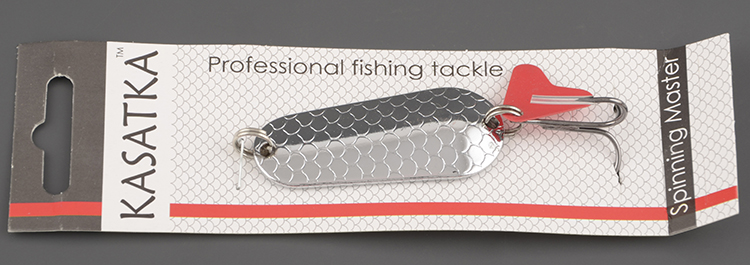 Блесна колеб. Kasatka 18гр. Chrome-001  SF04-109