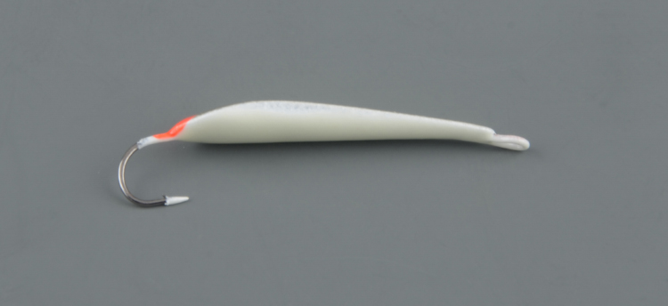 Блесна зимняя Пирс Малек большой 1,7 гр, латунь+СН, с 1-м крючком