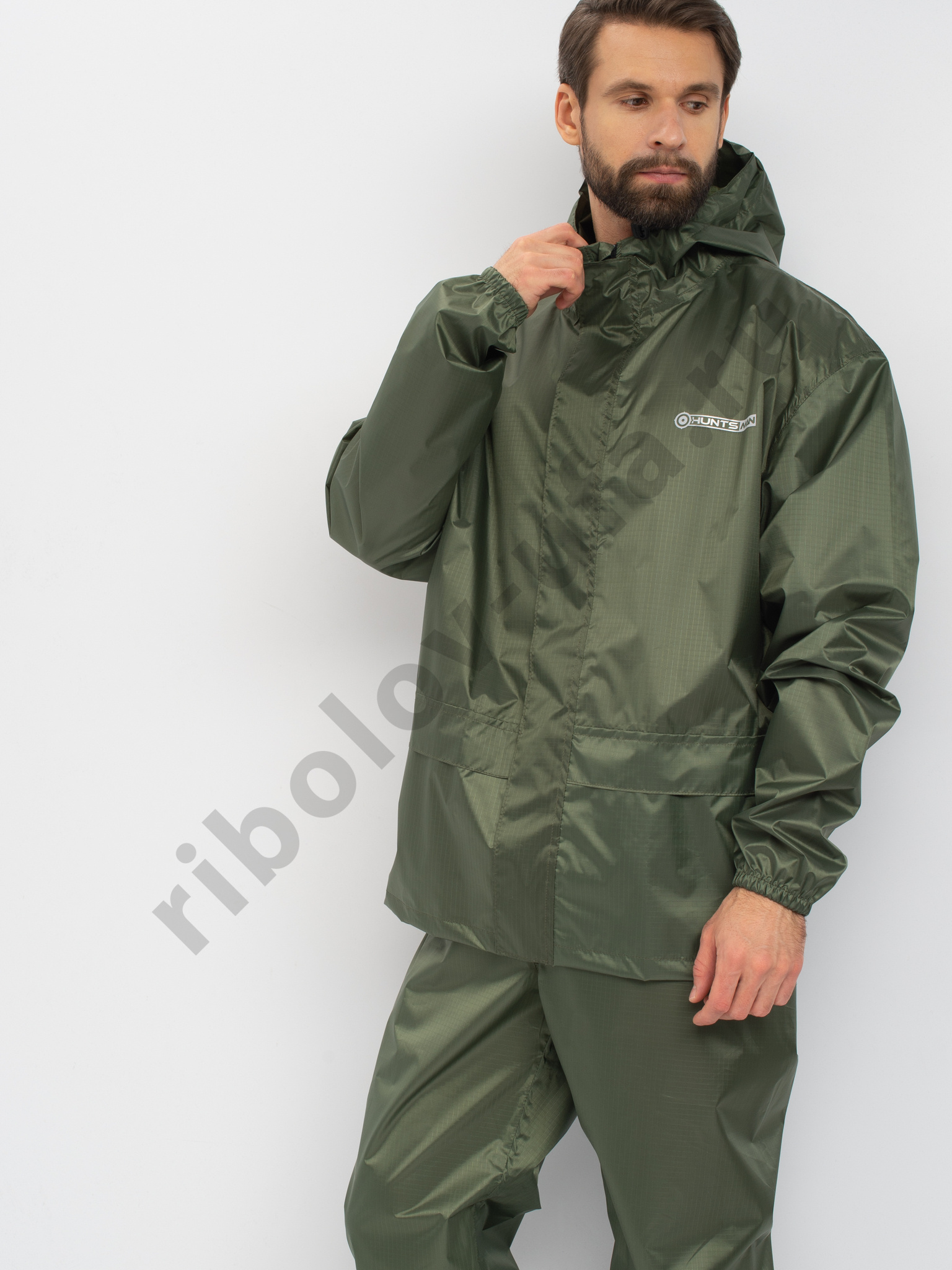 Костюм Huntsman Склон-2 (ВВЗ 3000мм) цв.Зеленый тк.Таффета р. 44-46, рост 170