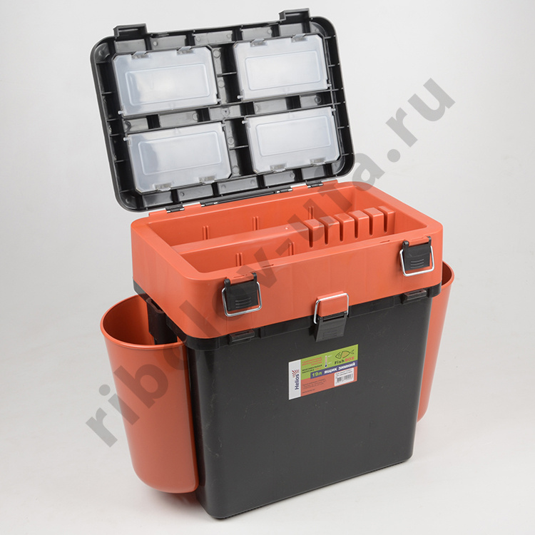 Ящик зимний Helios Fish Box 19л. оранжевый