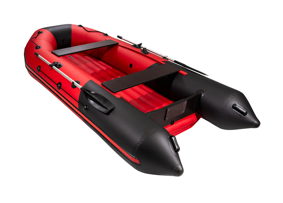 Лодка Таймень NX 3600 НДНД PRO красный /черный
