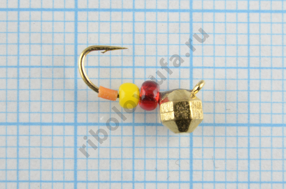 Мормышка вольфрам Bravo Fishing Шар с ушком крупная грань 4.0 мм 0.52 гр Go