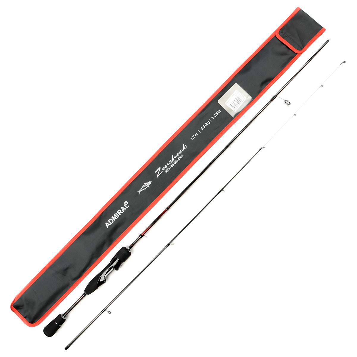 Спиннинг Admiral Zen Shock 1-2,5Lb, 0,3-2гр 