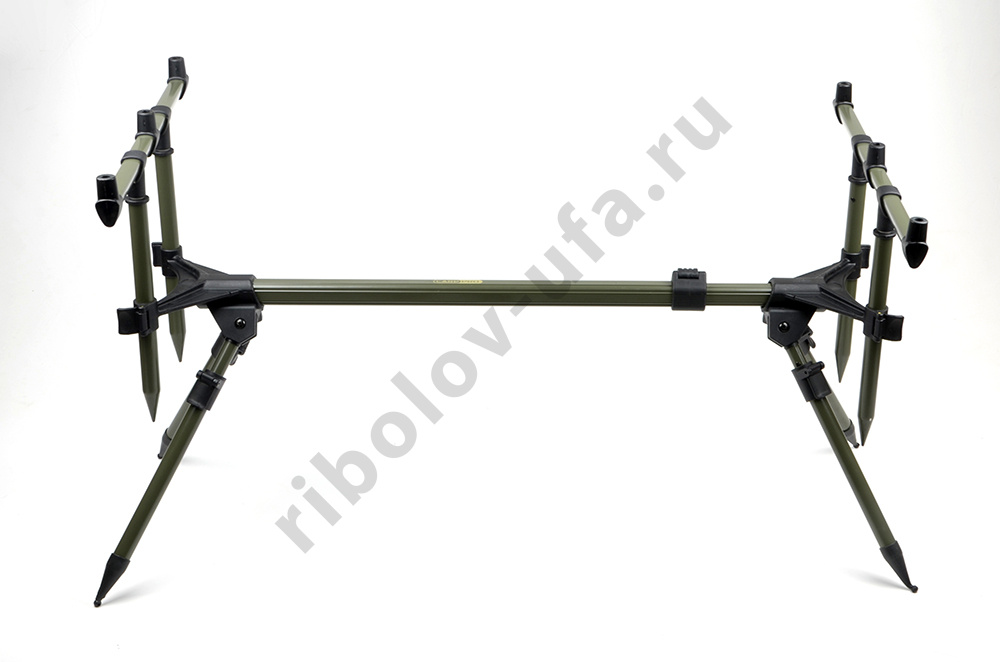 Род-под Carp Pro на 3 удилища Black телескоп. 4 ноги CP57040B