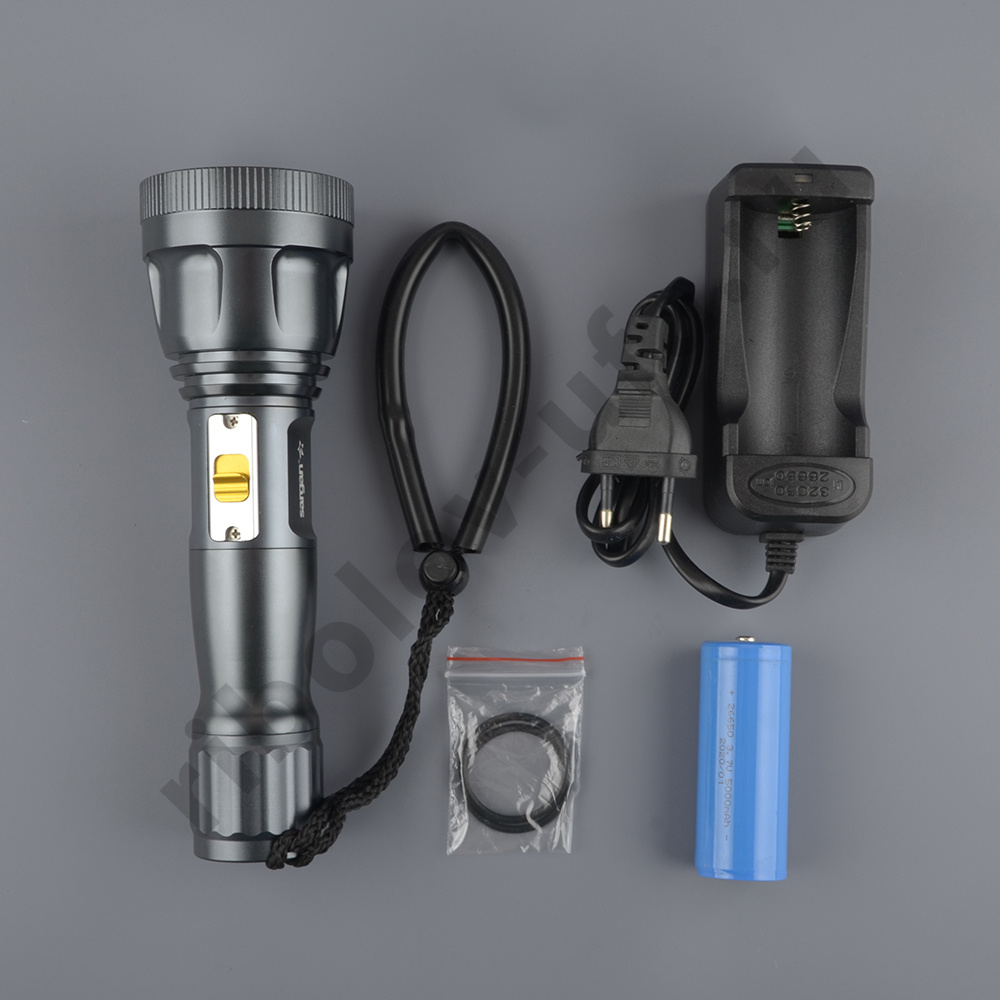 Фонарь подводный Sargan Манул 1100 люмен, 3 ДИОДА,аккум., свет желтый