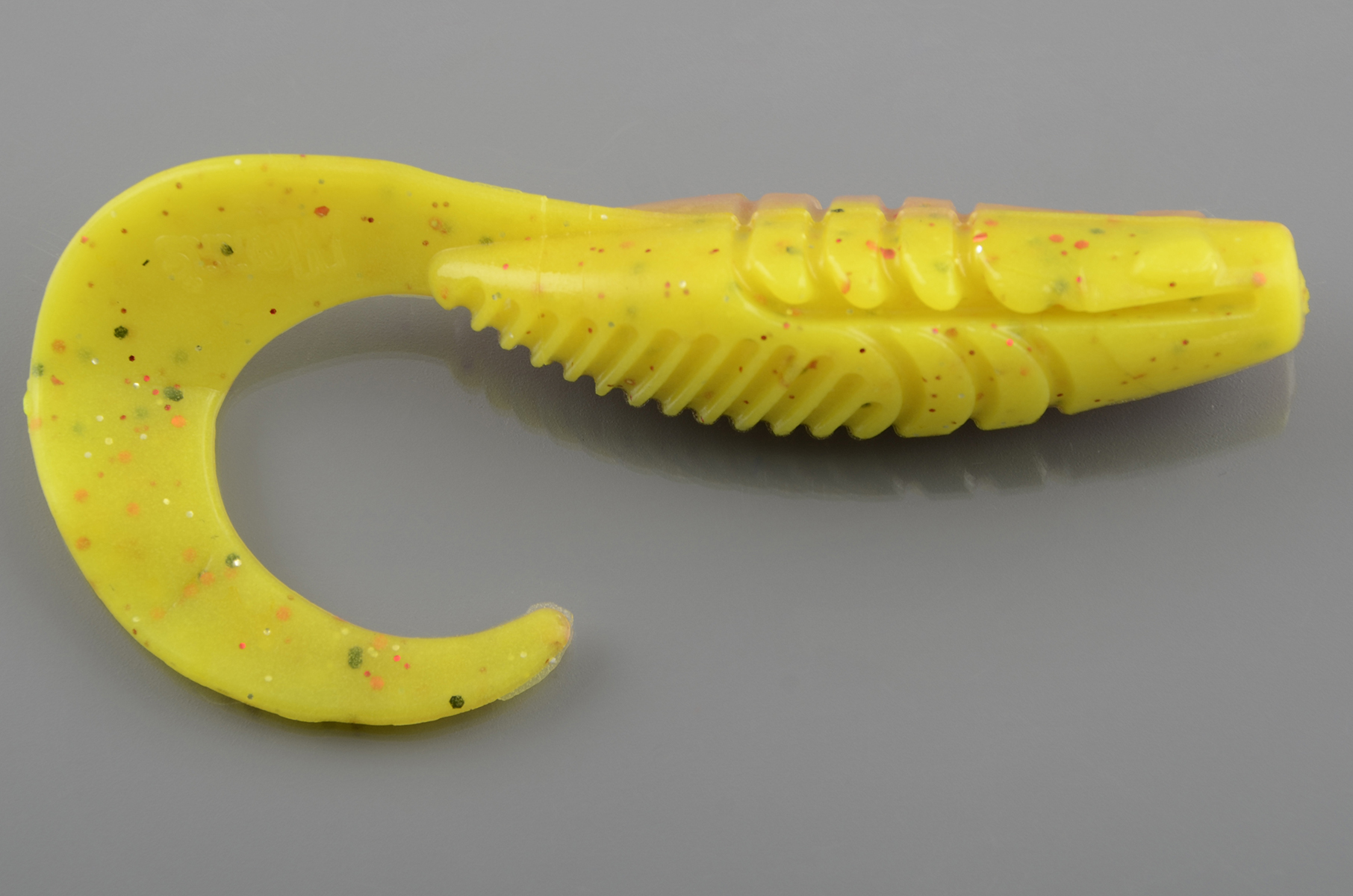 Силиконовая приманка Manns Rumba цв. 110 лимонно-коричн. с блестками (уп.15шт)