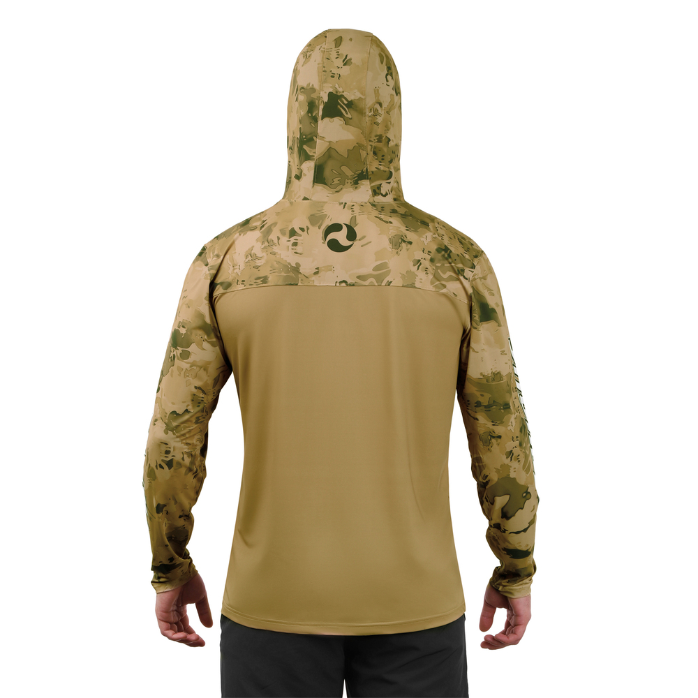 Джерси  Aquatic Дж-10 с капюшоном и баффом р.XXL логотип Sand Camo