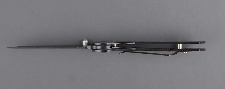 Нож складной Kosadaka N-F27B 17/9.7 см, прецизионный (черное лезвие,черная рукоятка)