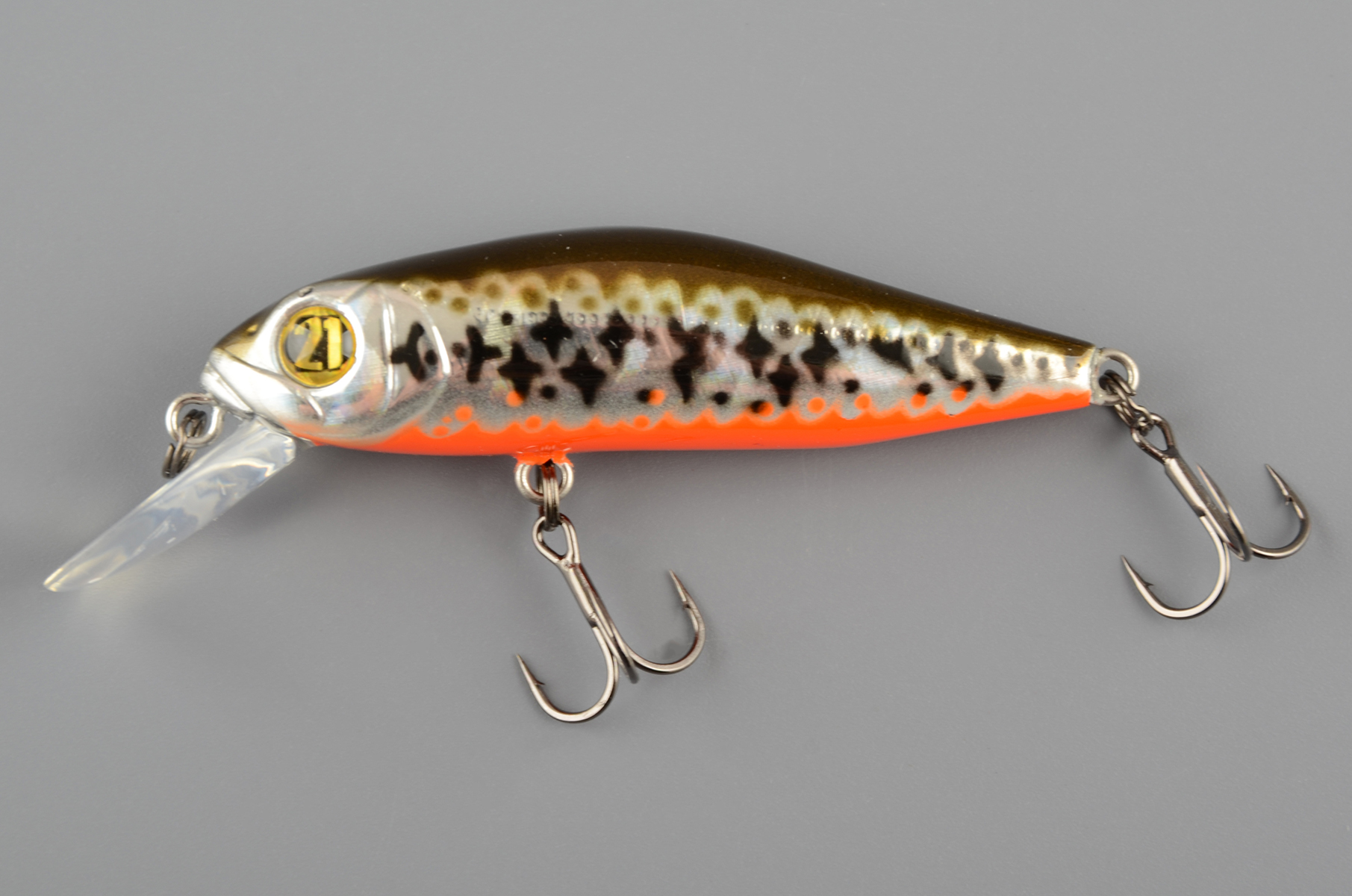 Воблер Pontoon 21 Crack Jack 58F-MR, 58мм., 4.9гр., погруж.1.5-1.7м., №R53