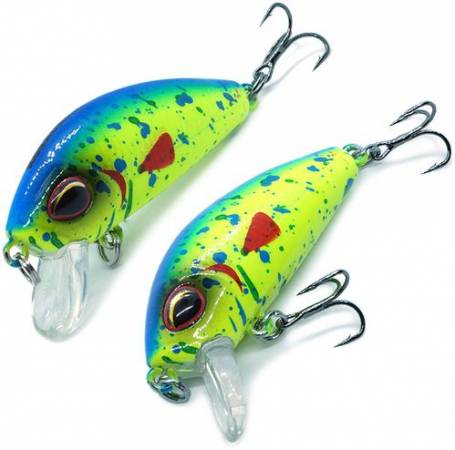 Воблер Kosadaka L-minnow xs 45F тонущий, 45мм, 4.3г, цв. BKK