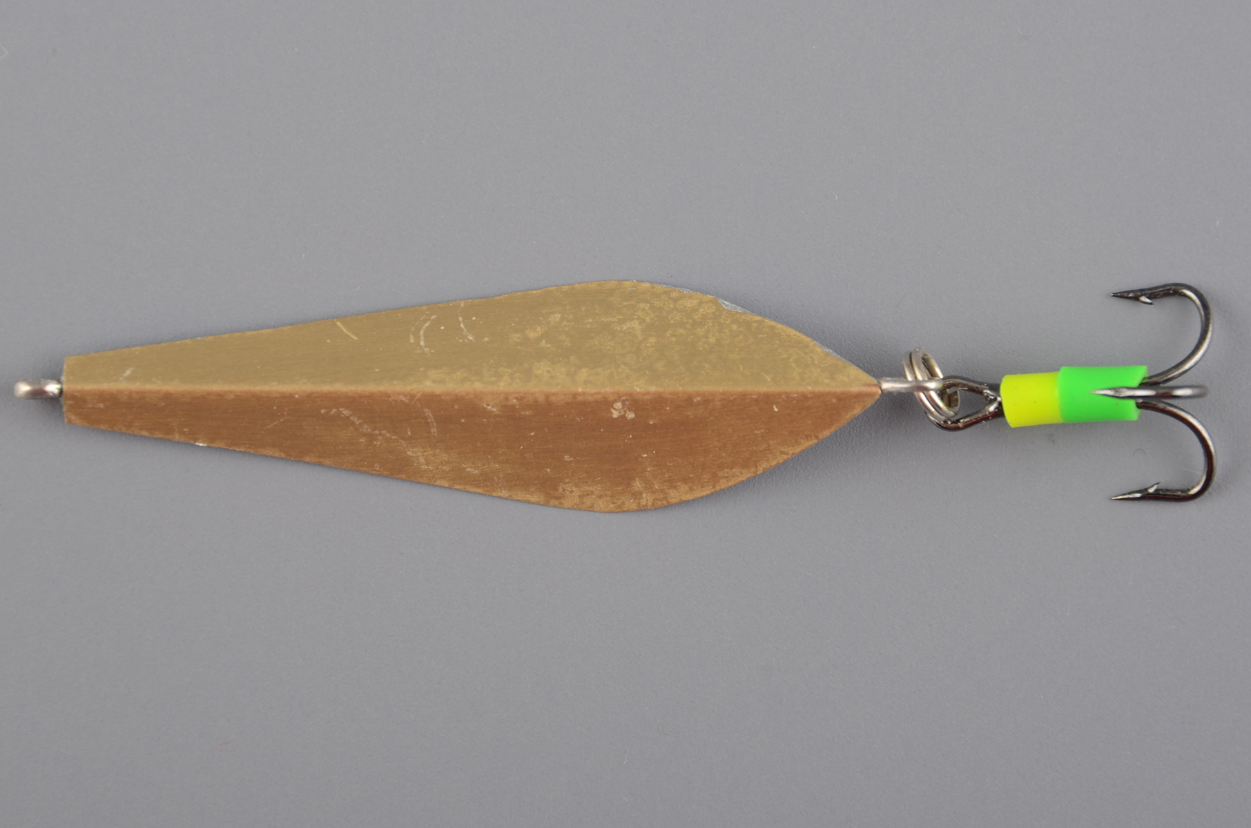 Блесна Курганская №14 с тройником, 40мм цв. золото