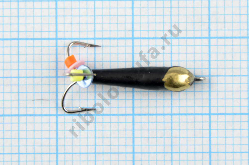 Мормышка Wormix точеная вольфрамовая Черт d=3 высокий с коронкой арт. 111