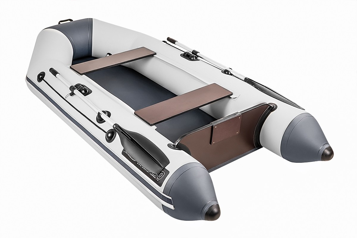 Лодка Аква 2800 светло-серый/графит