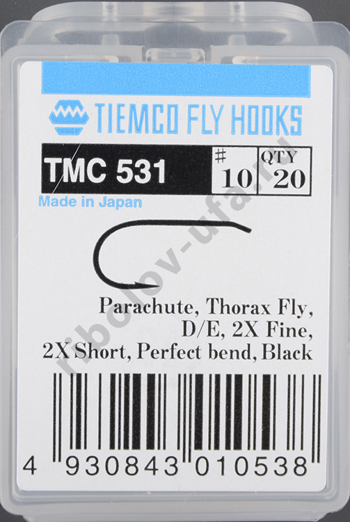 Крючки Tiemco TMC531 #10 (20 шт)