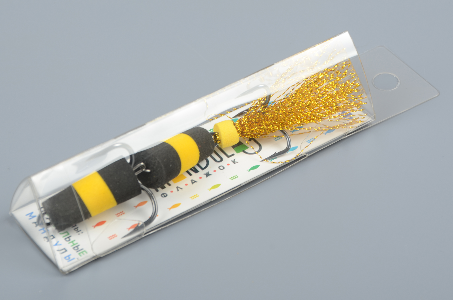 Приманка джиговая XXL Fish, Мандула Флажок, блистер мод.№1, 90мм #ЧЖ