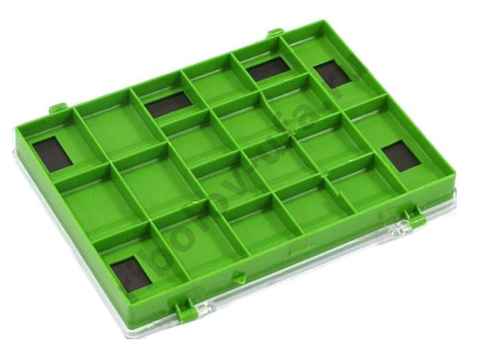 Коробка рыболовная пластиковая Salmo 77 для крючков с магнитом