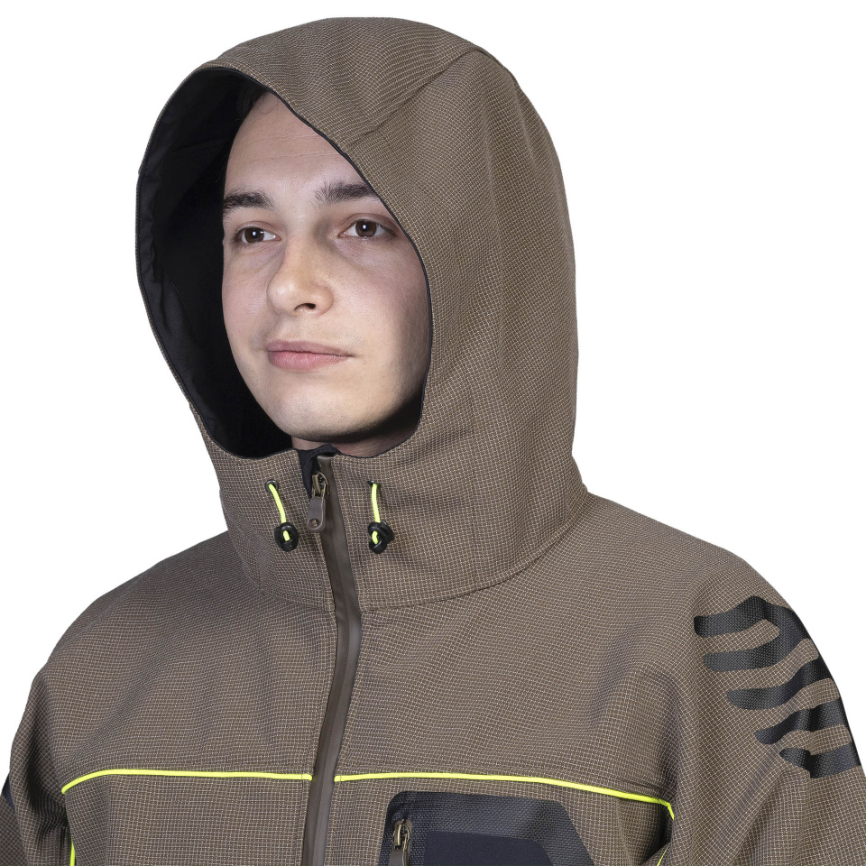 Куртка Aquatic демисезонная КС-04П (soft shell, цвет: песочный) р. 52-54