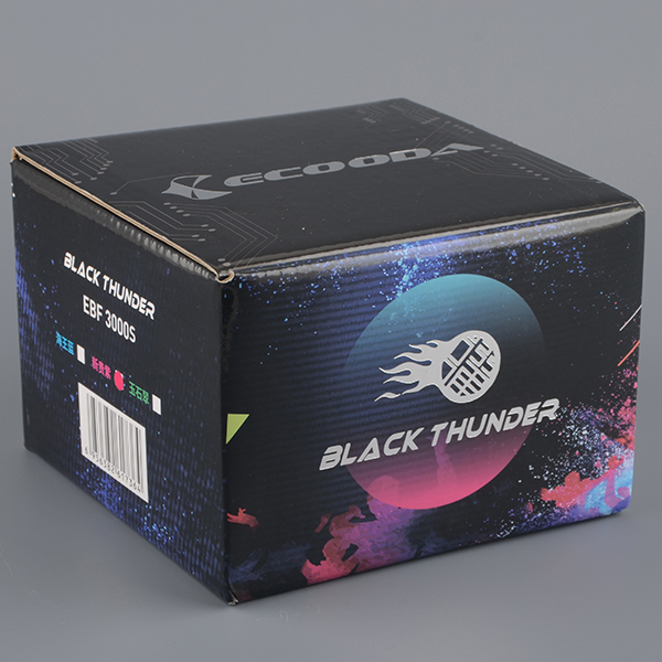 Катушка безынерц. Ecooda Black Thunder 3000S (5BB+1RB, 5.1:1, 285g 0.185-150m, 0.205-120m)