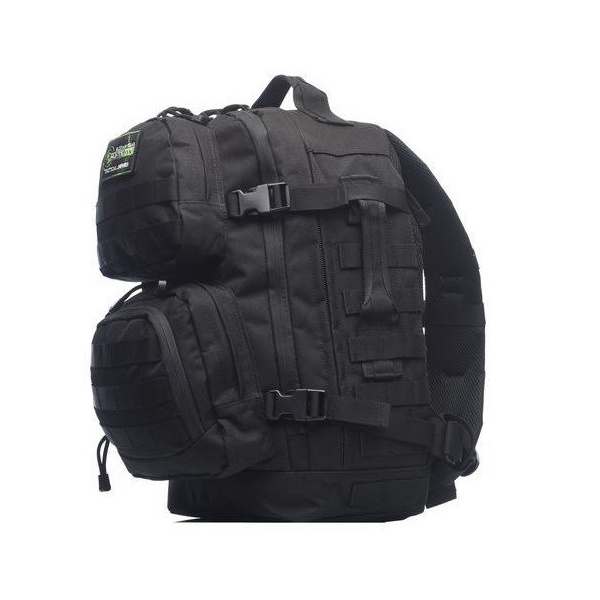 Рюкзак тактический Huntsman RU 880 цв. Черный 40л, тк. Оксфорд