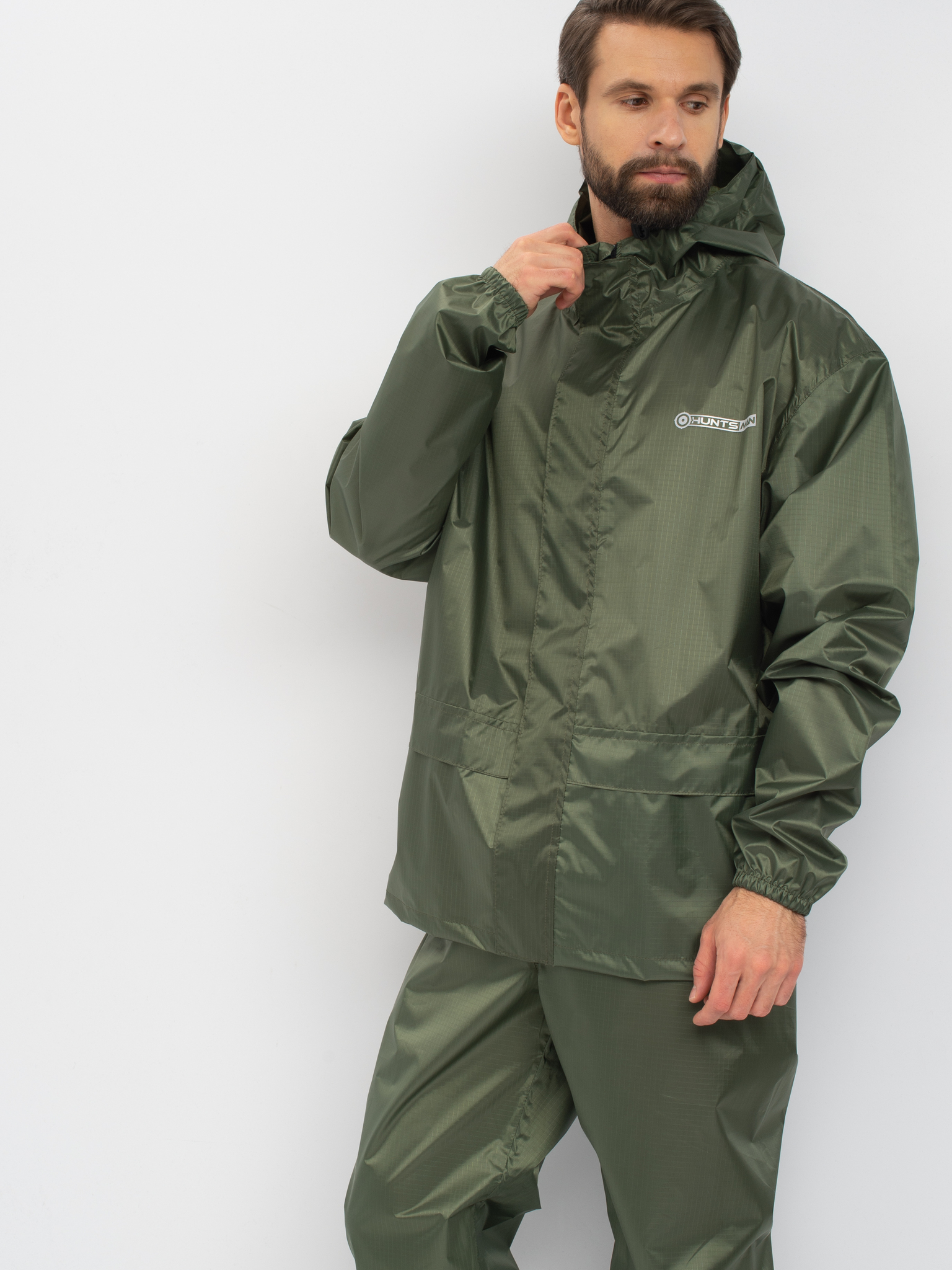 Костюм Huntsman Склон-2 (ВВЗ 3000мм) цв.Зеленый тк.Таффета р. 48-50, рост 176