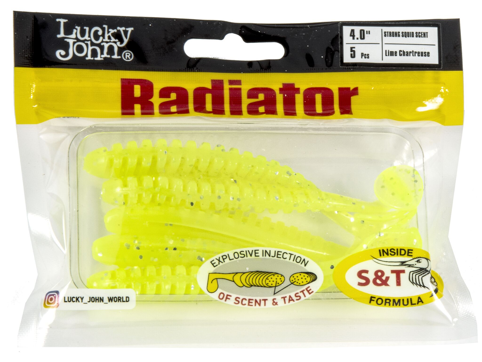 Силиконовая приманка Lucky John Radiator 4.0in 10см /071 