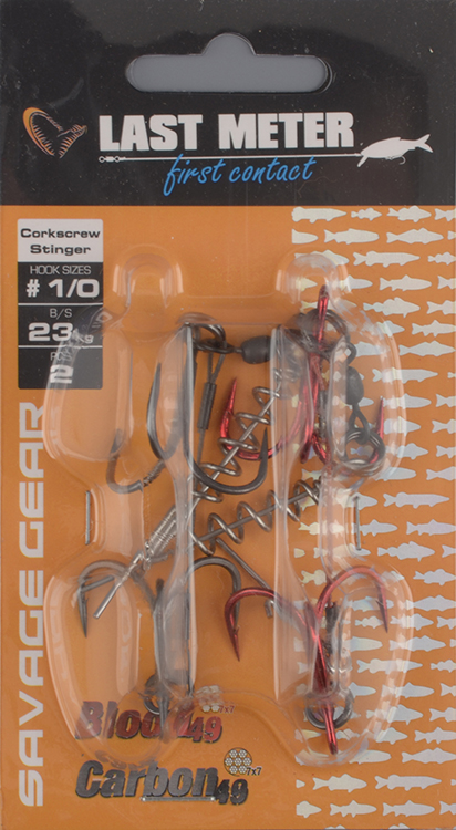 Оснастка Savage Gear Carbon49 Corkscrew 2х1/0