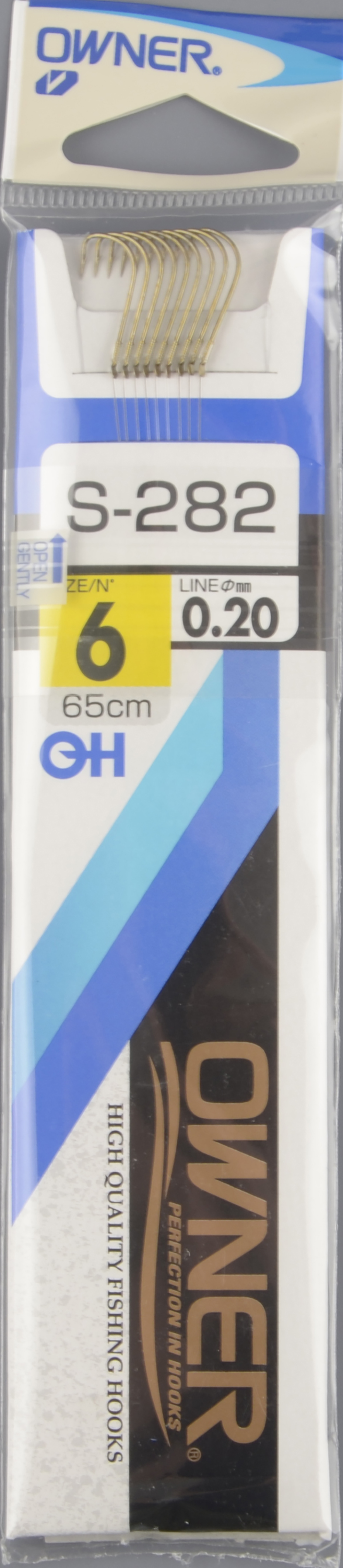 Крючок с поводком Owner S-282 №06 (50282) 0,20