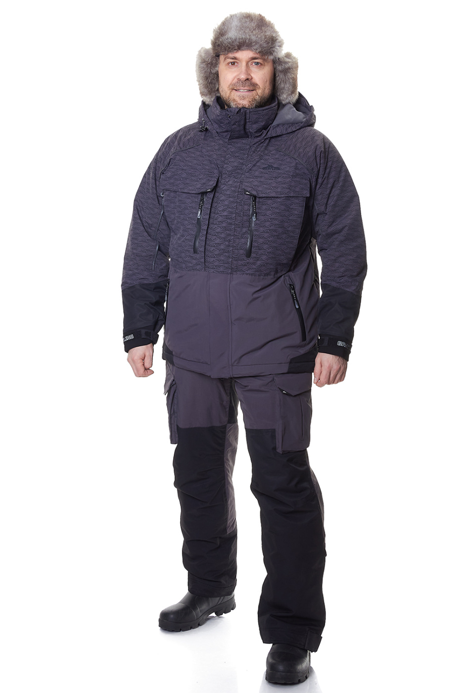 Костюм демисезонный Novatex Тугур цв.Серый р. 60-62 рост 170-176