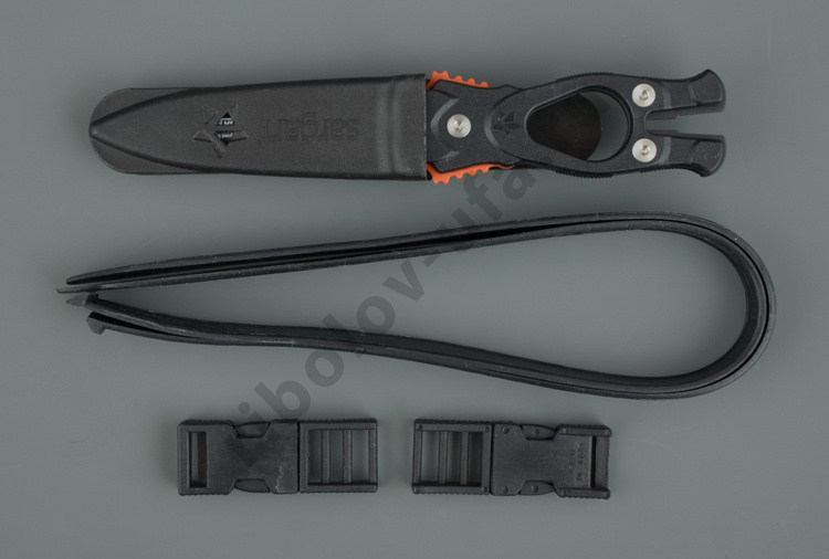 Нож для подводной охоты Sargan Сталкер-Стропорез Z1 - тефлоновое покрытие