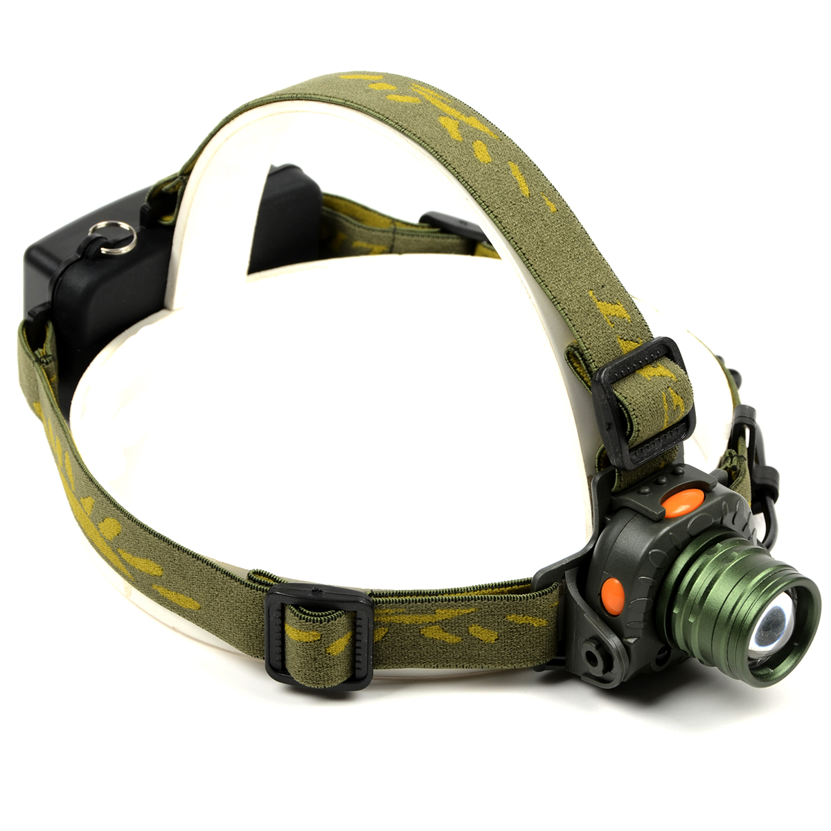 Фонарь налобный No name HT-427 (сенсорный, аккум/батарейки, зарядка 200, зарядка автомобильная)