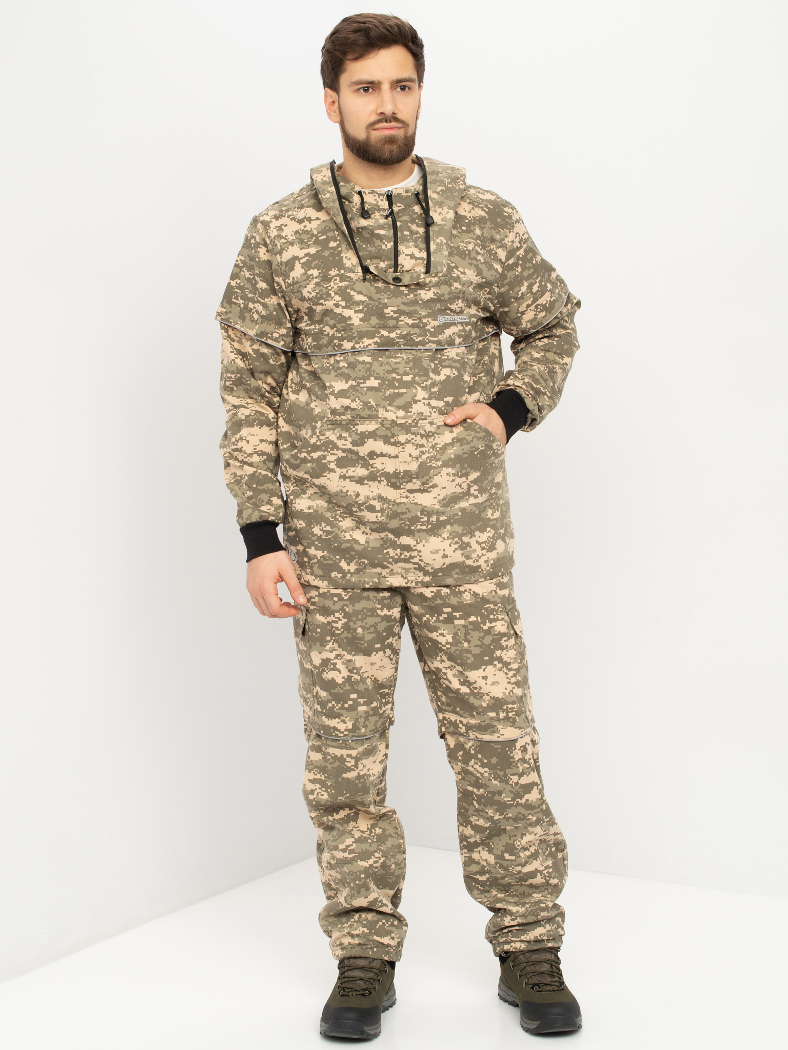 Костюм Huntsman Антигнус-Люкс с ловуш. и пыльн. цв.128/2 Св. Пиксель, тк.Твил-Пич. р.48-50 р.170-176