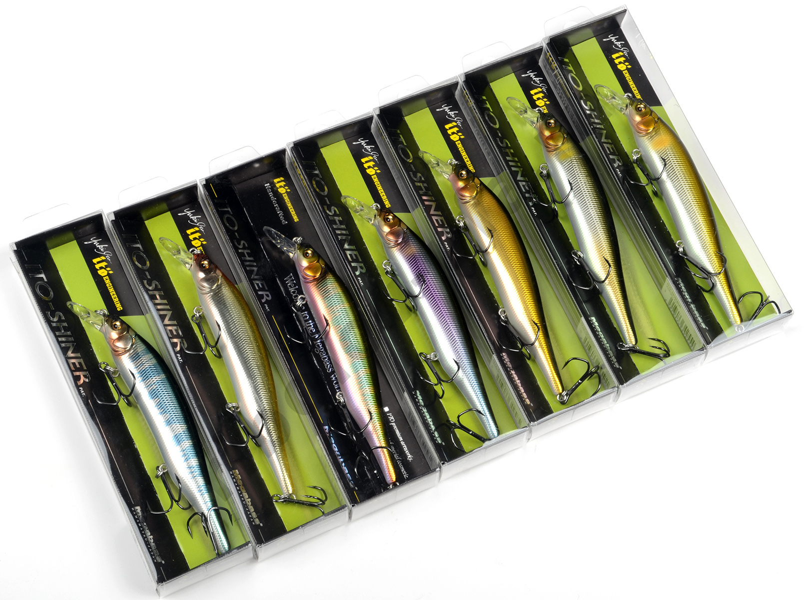 Воблер Megabass Ito Shiner SP 115мм 14гр 0,5-1,2м цв. 09 MG Sexy Skeleton 342615