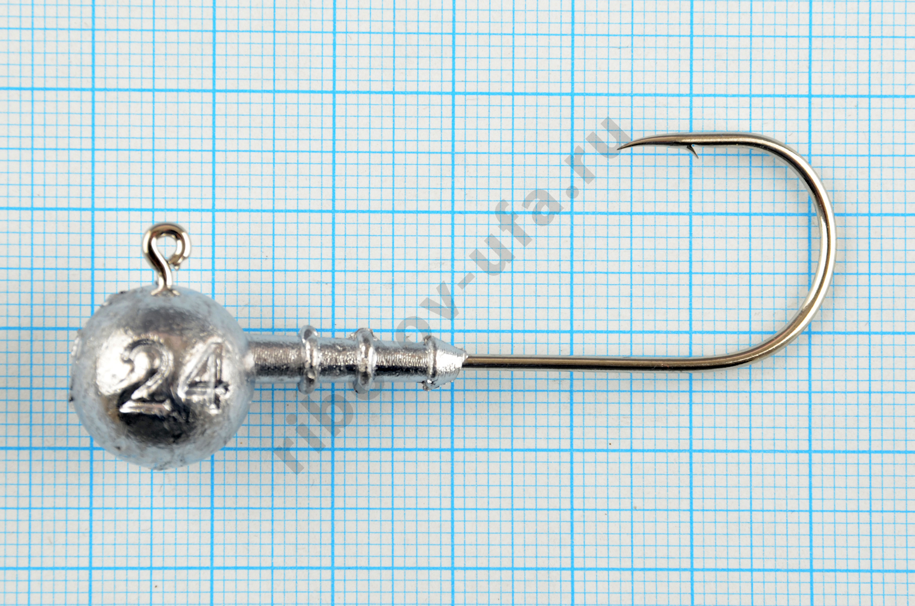 Джиг-головка  ШАР кр. Gamakatsu № 7/0/25гр Nic (20шт/уп)