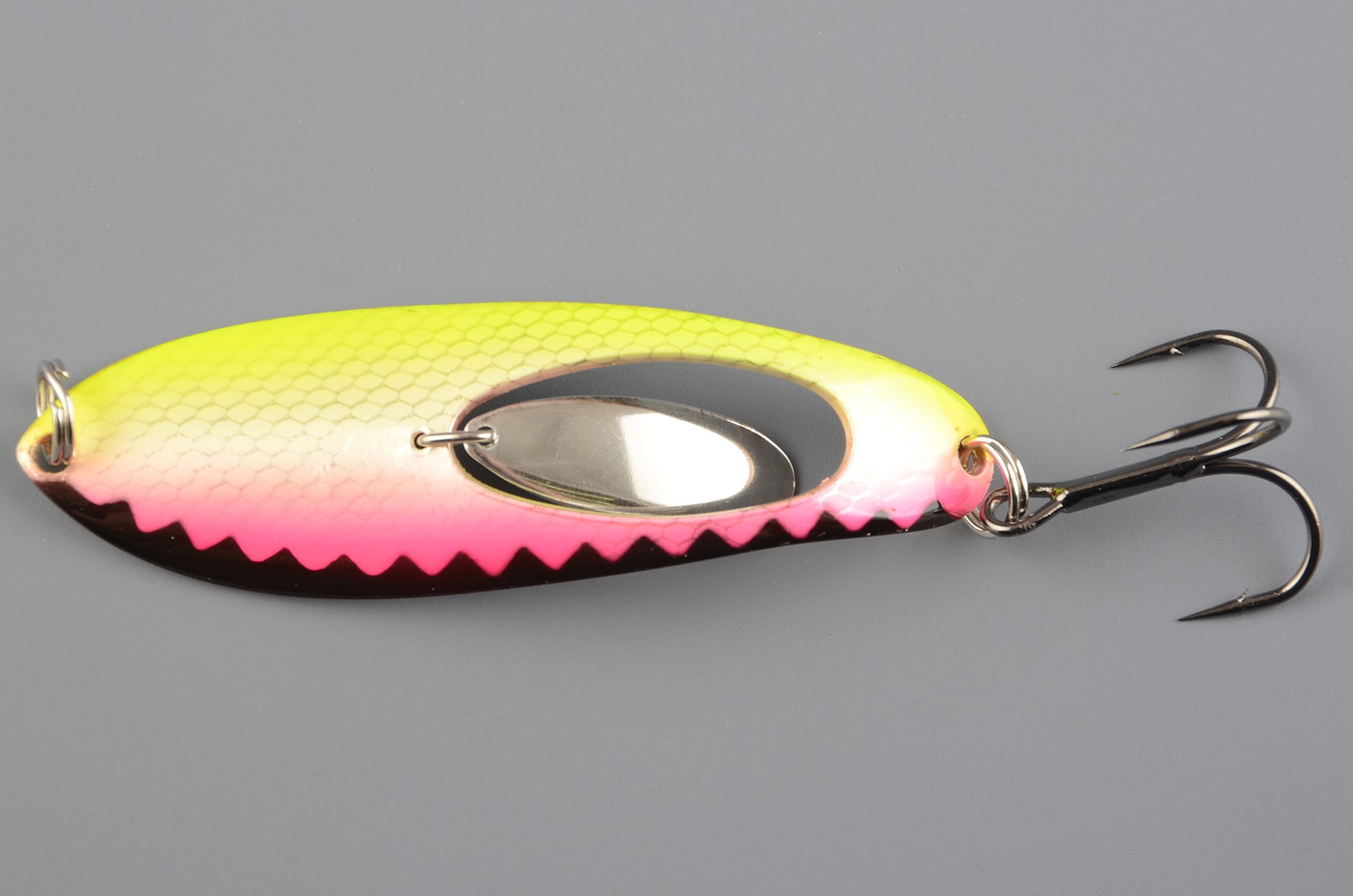 Блесна колеб. Kuusamo Taimen Super 75/17 BL/Li/Ye-S