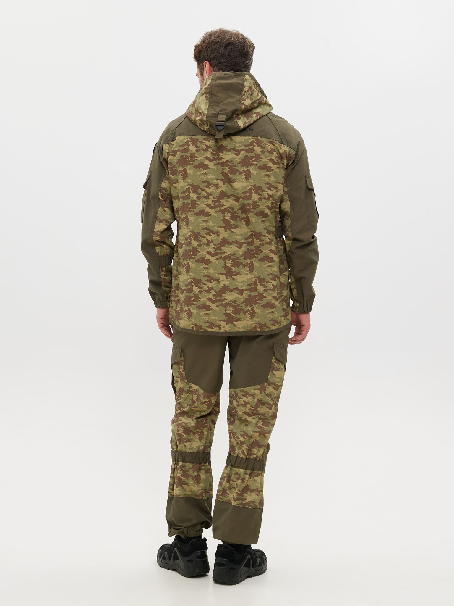 Костюм летний Горка-Люкс ткань Nylon Cotton Рип-Стоп цвет Хаки/MV-23 (Размер: 52-54, Рост: 182-188)