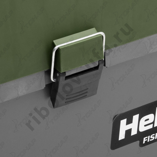 Ящик зимний Helios серый/хаки