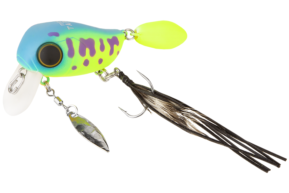 Воблер Jackall Micro Tappy  дл. 5.4 см, гл. 0-0.1 м, 4.8 гр., floating, цв. bluechar coach