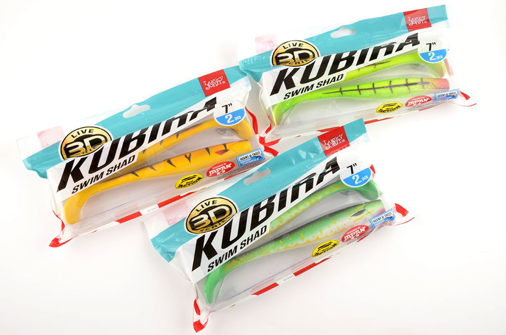 Силиконовая приманка Lucky John 3D Kubira Swim Shad 7.0in 17,5см /PG18 (2)
