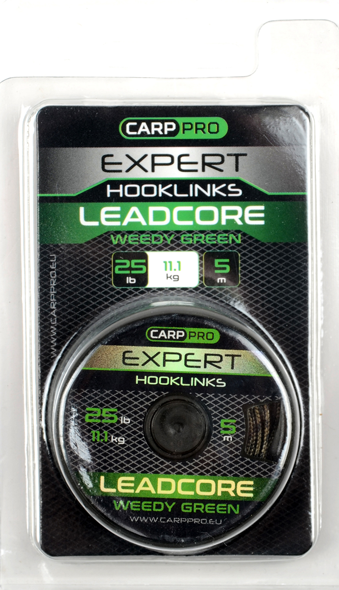 Лидкор Carp Pro зеленый 5 м, 25lb