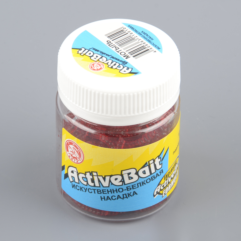 Искусственно-белковая насадка Мотыль Active Bait (банка)